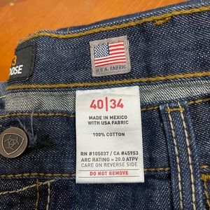 Mens Ariat FR jeans